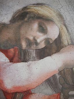 Michelangelo fresco detail