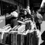 Strand Book Store Sidewalk Scene