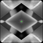 Abstract diamond shape