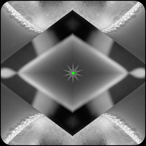 Abstract diamond shape